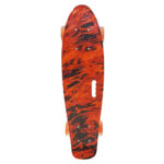 Penny board copii Rosu cu roti luminoase silicon Skateboard