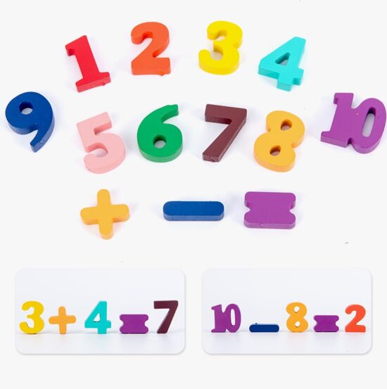 Puzzle logaritmic 7in1 Cifre Animale Pescuit Forme geometrice