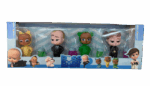 Set 4 figurine Baby Boss cu accesorii din plastic