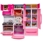 Set bucatarie electronica papusi cu accesorii