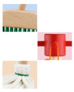 Set de curatenie cu stativ din lemn Set instrumente Cleaning