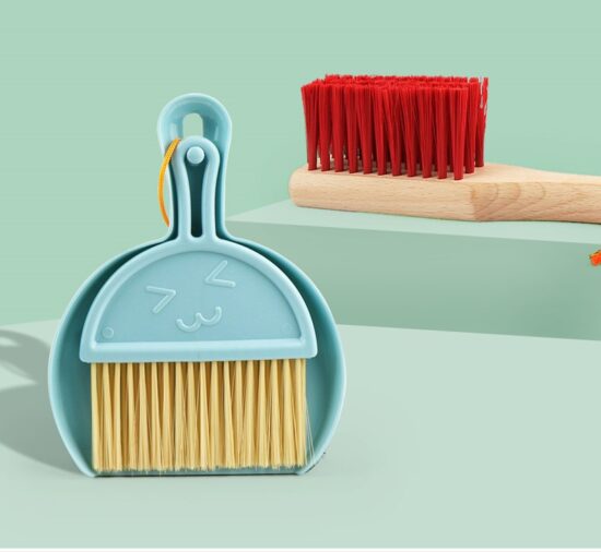 Set de curatenie cu stativ din lemn Set instrumente Cleaning