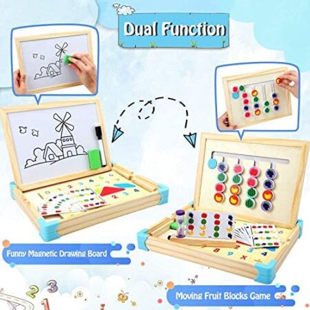 Tabla magnetica Tangram magnetic Sortarea fructelor