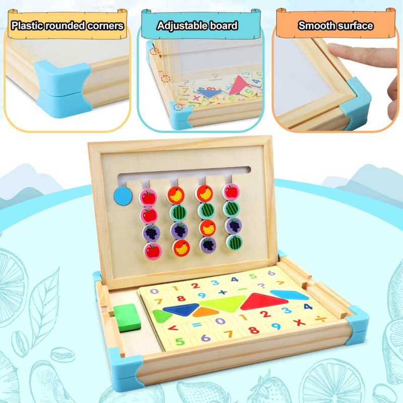 Tabla magnetica Tangram magnetic Sortarea fructelor