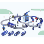 Tren Circuit electric de politie accesorizat