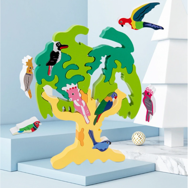 joc-montessori-copacul-cu-pasari-colorat-puzzle-3d