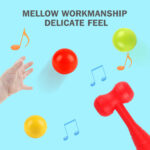 Banc cu bile colorate si ciocanel Pista copii Huanger