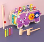 Banc de lucru cu Ciocanel Pescuit Dinozaurul cu activitati