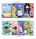 Cartea cu activitati Artistice Joc creativ cu 4 benzi colorate