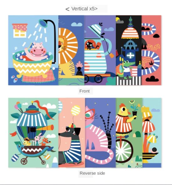 Cartea cu activitati Artistice Joc creativ cu 4 benzi colorate