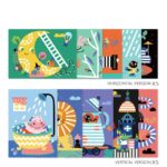 Cartea cu activitati Artistice Joc creativ cu 4 benzi colorate