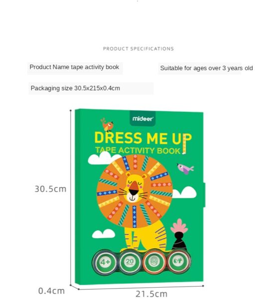 Cartea cu activitati Artistice Joc creativ cu 4 benzi colorate