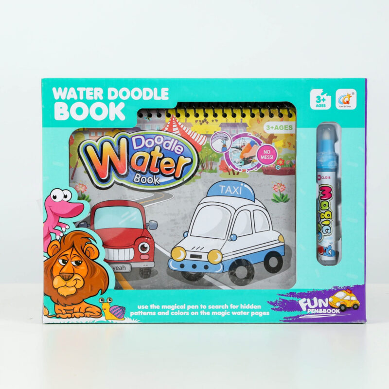 Cartea magica Water Book de colorat marker cu apa