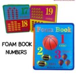 Carti educative din spuma pentru copii