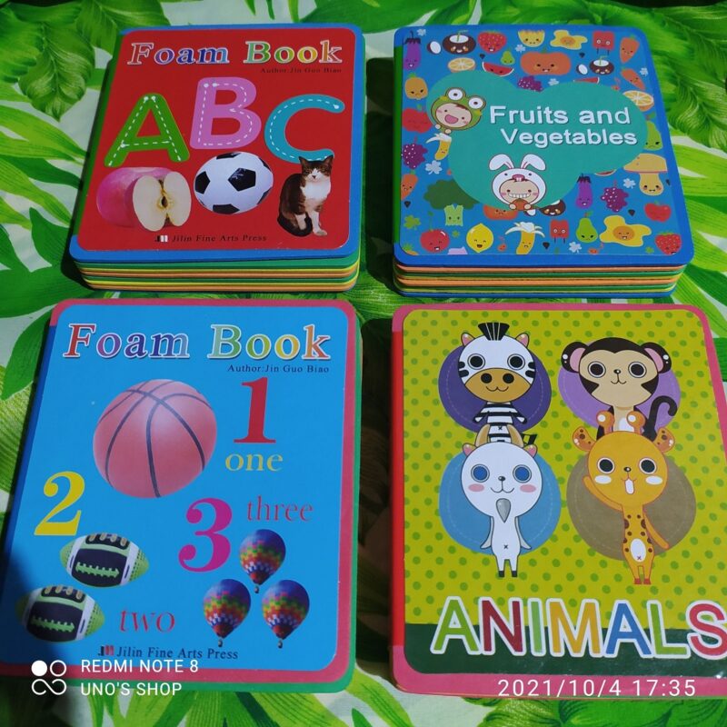 Carti educative din spuma pentru copii