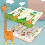Covor bebe joaca Girafa spuma XPE impermeabil 150x180cm