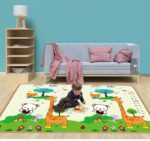 Covor bebe joaca Girafa spuma XPE impermeabil 150x180cm