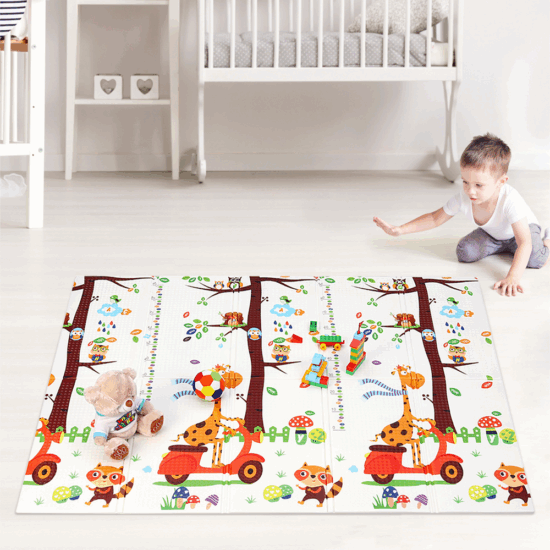 Covor pliabil Pisicile reversibil spuma 180X200 cm