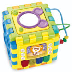 Cub forme geometrice Cub educativ cu activitati bebe