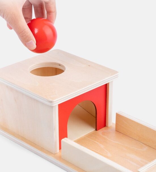 Cutia Permanentei Jucarie Montessori pentru copii din lemn