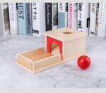 Cutia Permanentei Jucarie Montessori pentru copii din lemn