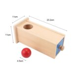Cutia Permanentei Jucarie Montessori pentru copii din lemn