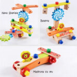 Jucarie Banc de lucru Scaun de asamblat cu unelte