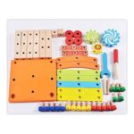 Jucarie Banc de lucru Scaun de asamblat cu unelte