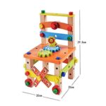 Jucarie Banc de lucru Scaun de asamblat cu unelte