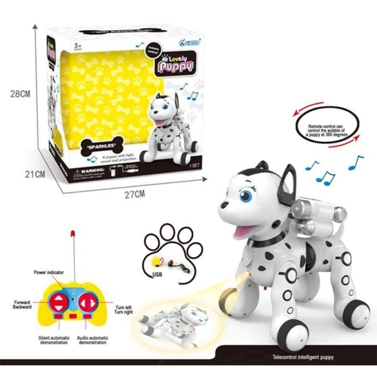 Jucarie interactiva Catelul Robot Puppy cu telecomanda