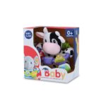 Jucarie interactiva bebe de plus Vacuta moale Baby Sunki