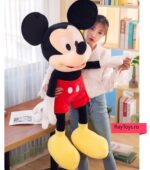 Jucarie plus 100 cm Mickey Mouse cu pantaloni scurti Rosii
