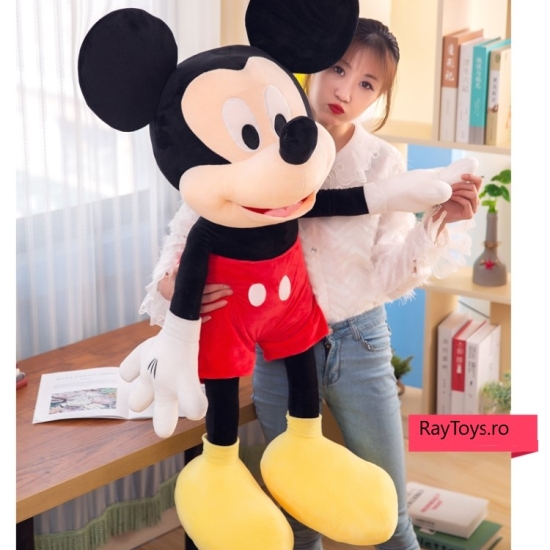 Jucarie plus 100 cm Mickey Mouse cu pantaloni scurti Rosii