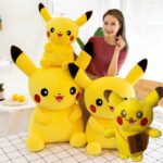 Jucarie plus Pokemon Pikachu 25cm Mascota desene animate