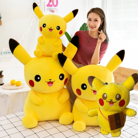 Jucarie-plus-Pokemon-Pikachu-Mascota-desene-animate-50-cm