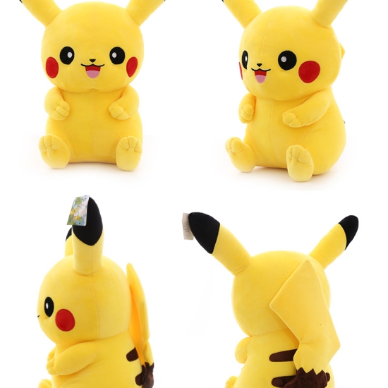 Jucarie plus Pokemon Pikachu Mascota desene animate 50 cm