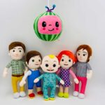 Jucarii de plus Set Papusi Cocomelon si Watermelon