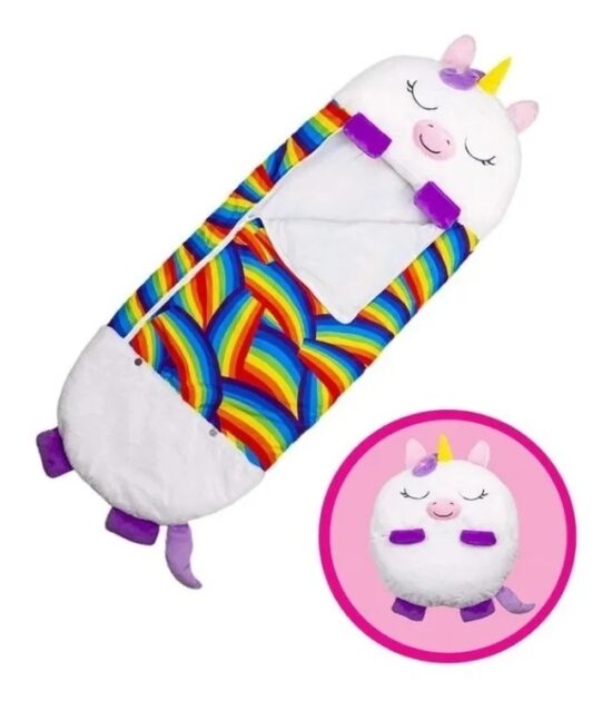 Perna 2in1 Sac de dormit Jucarii plus cu Animalute copii unicorn 2