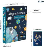 Puzzle copii Carte magnetica cu Nave spatiale 38 piese