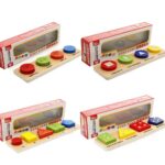 Puzzle educativ cu forme geometrice Jucarii copii lemn