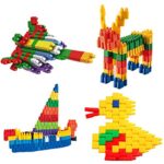 Set 160 piese creative si constructive Asamblare cuburi STEM