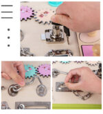 Tabla Placa Montessori cu activitati educative Busy Board