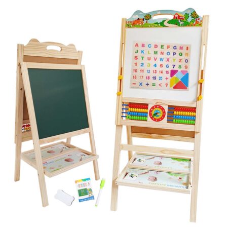 Tabla magnetica Ursulet cu Accesorii Ceas Abac Tabla de scris