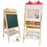 Tabla magnetica Ursulet cu Accesorii Ceas Abac Tabla de scris