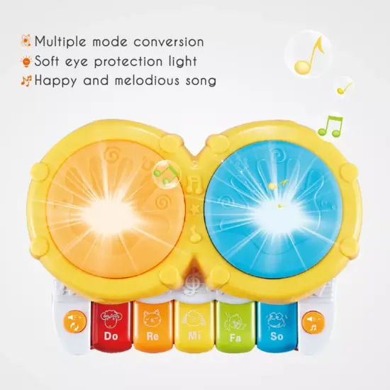 Toba bebelusi Primul Instrument muzical cu clape Pian