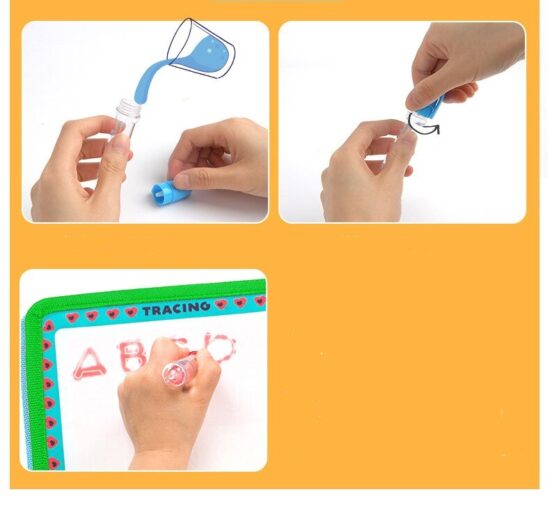 Carte magica Deseneaza Picteaza cu Marker cu apa Mideer