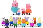 Figurine Peppa Jucarii copii 14 Personaje Happy Family