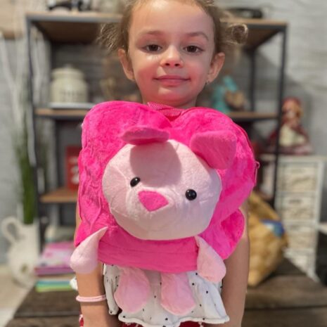 Ghiozdan gradinita 3D plus Purcelus Winnie the Pooh