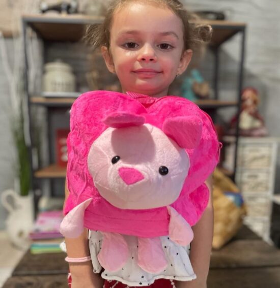 Ghiozdan gradinita 3D plus Purcelus Winnie the Pooh