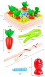 Joc Pescuit Magnetic Gradina cu morcovi Iazul cu pestisori